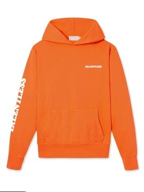 Talentless Hoodie in Orange Sz L